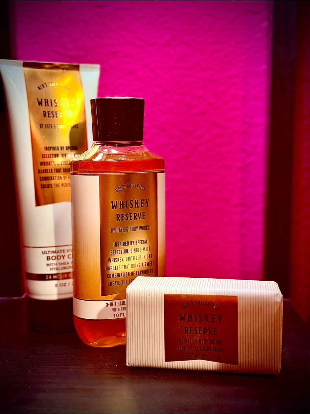 Whiskey Reserve Body Care 3pc Set